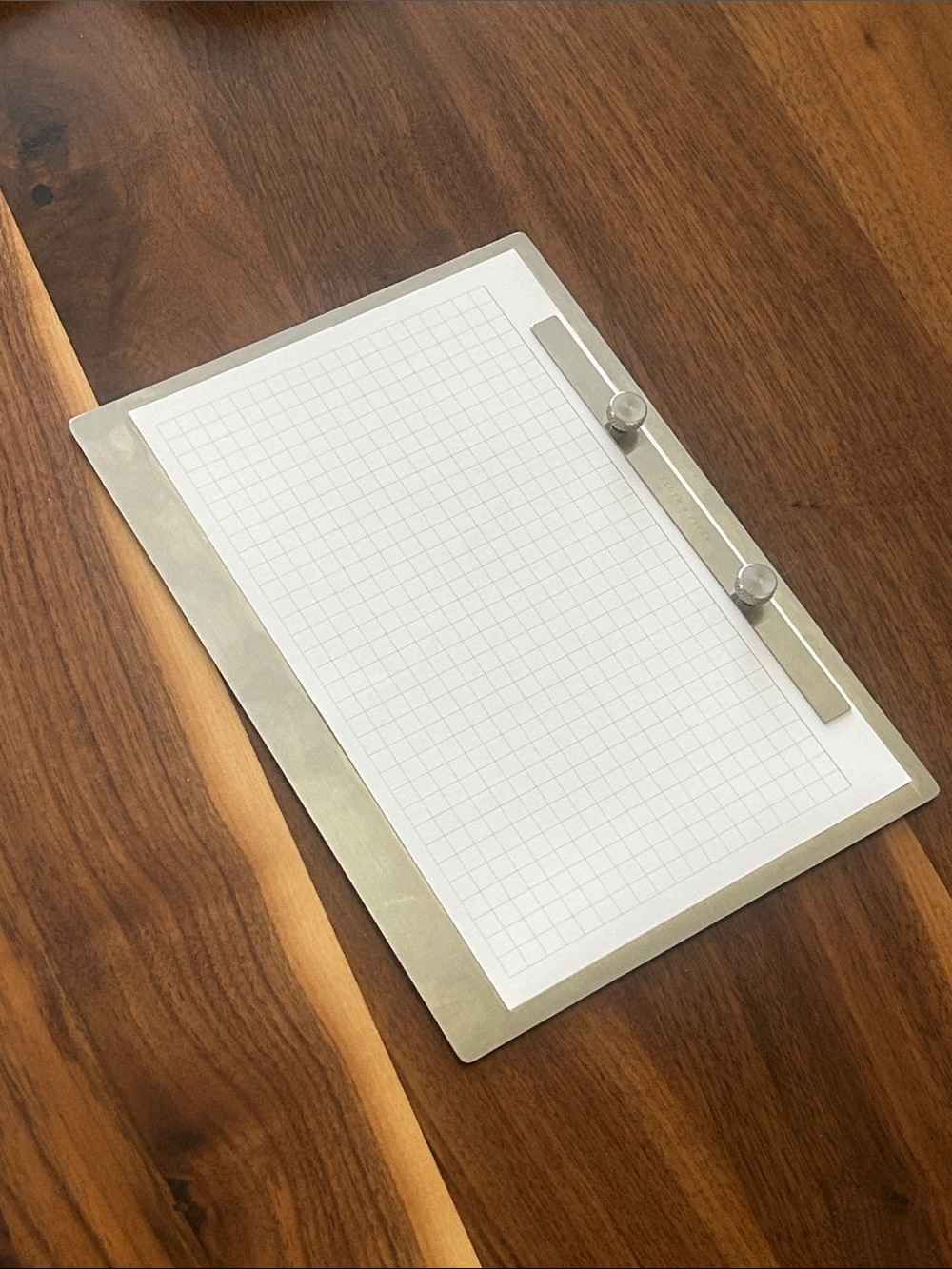 Cloth and paper metal notepad